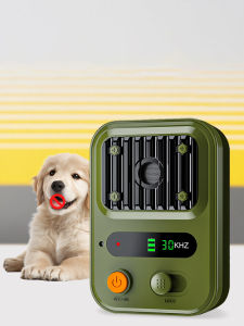 Ultrasonic Dog Barking Stopper Waterproof Automatic Dog Bark Stopper USB Rechargeable Dog Repeller Pet Training Device