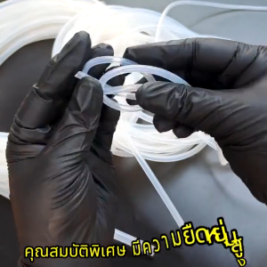 4mm สายออกซิเจนตู้ปล แบ่งขายเป็นเมตร สำหรับต่อกับปั๊มออกซิเจน หัวทราย และข้อต่อต่างๆ