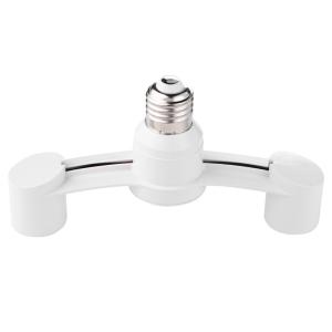 Lighting Accessories E27 to 2E27 Bulb Base Adapter with Dual Heads for Indoor Home and Hotel Lighting 85-285V Compatible