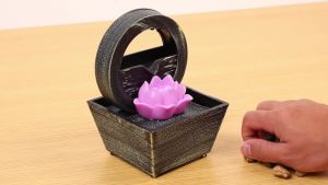 Desktop Water Fountain Decor TableTop Fountain Relaxation Tabletop Relaxion Mini Indoor Water Fountain for Home Decor Crafts