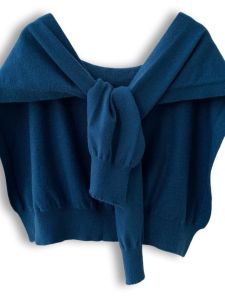 ลำลอง ผ้าคลุมไหล่ถัก ผู้หญิง แจ๊กเก็ตสําหรับ ฤดูใบไม้ผลิ ฤดูร้อน เครื่องปรับอากาศ สไตล์เกาหลี โพลีเอสเตอร์ ไฟเบอร์ 100% สีบริสุทธิ์ เสื้อเบลาส์