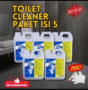 SONIC Toilet Cleaner paket hemat ( 5 ) GRATIS KOAS DAN SARUNG TANGAN PRODUK 100% ORGINAL(cocok buat jual secara offline maupun online tanpa harus ribet produksi
