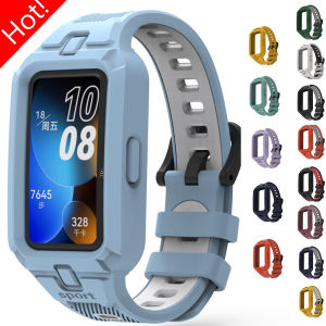 Silicone Strap for Huawei Band 9 8 7 6 Smart Watch Replacement Bracelet Sport Breathable Strap for Huawei Band 9/8/7/6 Accessory