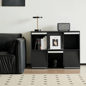 OYIla | Dustproof Modular Drawer Storage Cabinet Black