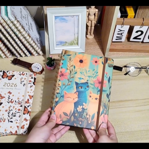 2026 Calendar Planner A5 Jan 2026 Dec 2026 Weekly Monthly Agenda Hardcover Birthday Christmas Gift