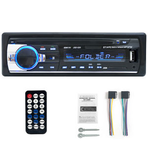 Car Radio Autoradio 1 din Bluetooth 12V Car Audio Player Mp3 60Wx4 FM Radio Music USB With In Dash AUX Input