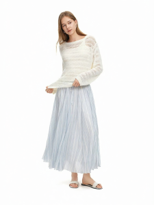 DUSHU | Loose Hollow Out Knit Top