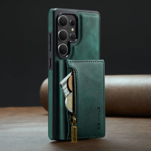 szhaiyu | For Magsafe Detachable 2-in-1 Leather Wallet Phone Case For Samsung Galaxy S26 S25 S24 S23 S22 S21 Ultra Plus FE S25Edge Cover