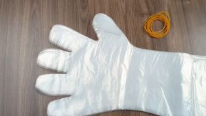 100Pcs Disposable Veterinary Gloves Long Arm Gloves for Farm Animals Veterinary Examination