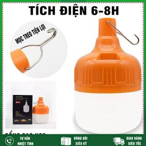 Bóng Đèn Buld Tích Điện 60W Tiết Kiệm Điện Có Móc Treo Tiện Lợi