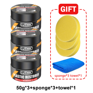 Car Plastic Restorer Back To Black Gloss Auto Interior Leather & Panel Renewal Wax Coating Agent Auto Polish And Repair Coating