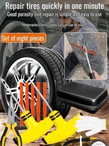 Vehicle repair special set of vacuum tire fast repair tools