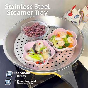 Multi-purpose Waterproof Stainless Steel Steamer Tray