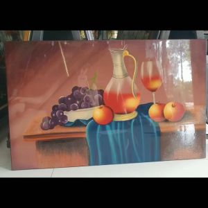 Tranh sơn mài - Tĩnh Vật Hoa Quả - Size 50x80 cm trang trí nhà cửa văn phòng làm quà tặng ý nghĩa
