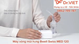 Máy xông mũi họng B.Well Swiss MED 120