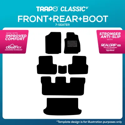 [CUSTOM-MADE SHIP IN 3 DAYS] Trapo Car Mat Mazda CX-8 (7 Seater) (2019-Present)