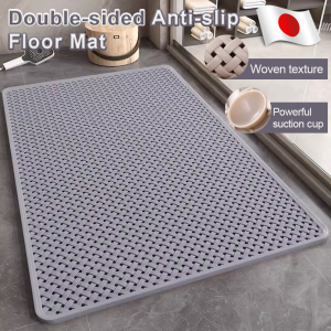 Bathroom Floor Mat Non Slip Mat Bathroom Suction Bath Mat Mat for Floor Matting Floor Rubber Bathroom Accessories Hollow Floor Mat Strong Suction Cup Quick Drying Bathtub Kitchen Home Hotel High Quality Environmentally Friendly Anti-slip Mat