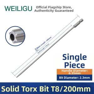 weiligu | Magnetic Long Hexagonal Phillips Head Bit 200mm Solid/With Hole