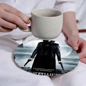 Classic U-Underworld Series TV Wood Coaster Set - Heat Resistant for Tea & Coffee Home Cafe Decor Holiday Gift