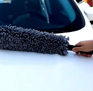 ไม้ปัดฝุ่นไมโครไฟเบอร์ ไม้ปัดฝุ่น นาโน 20ซม. ไมโครไฟเบอร์ ไม้ปัดฝุ่นทำความสะอาด ขนาดใหญ่ ไม้ผ้านาโน สำหรับทำความสะอาดรถ ไม้ยืดหดได้ Tire brush