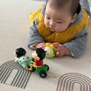 Kochava Cartoon Character Baby Development Toy Crawling Training Guiding Wind-up Toy for Infants Practice Head Lifting