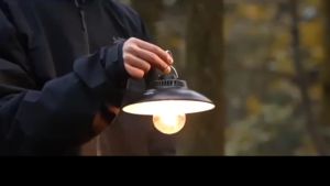 Warmtaste  LED Camping Hand Lamp Outdoor Waterproof Portable USB Charging Lantern Lights COB Tent Lampu Lighting Hanging Light for Outdoor Camping Decorative Lights