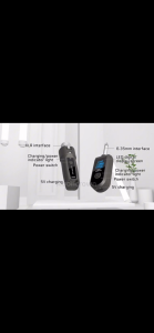 Professional Wireless UHF Microphone System - Wireless Microphone Bluetooth Transmitter and Receiver high quality