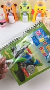 MAGIC WATER BOOK DRAWING PAINTING PEN BUKU GAMBAR MEWARNAI EDUKASI ANAK