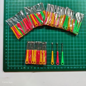 20 pcs alat pembersih telinga besi korek kuping besi