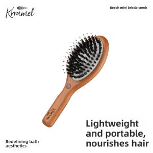 KRRAMEL | Hair Care Gift Mini Boar Bristle Comb