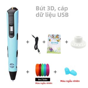 Bút In 3D Nâng Cấp Với 9m Sợi PLA Dành Cho Trẻ Em - Quà Tặng Sinh Nhật & Giáng Sinh Dụng Cụ Vẽ Tranh Ba Chiều