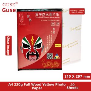 A4 Photo Paper Waterproof High Gloss RC Color Inkjet Printing Smooth Surface Photo Printer 230g 260g 180g 200g Photo Paper