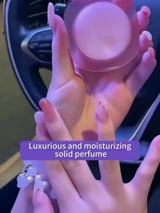 Solid balm perfume lasting fragrance natural fresh and light fragrance portable WEoman Solid Balm 固体香膏持久女士留香清新