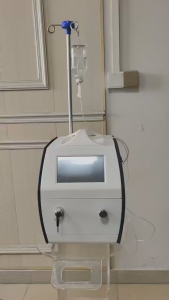 High Pressure Oxygen Jet Facial Skin Care Machine With Liquid Bottle Holder for Beauty SPA Use