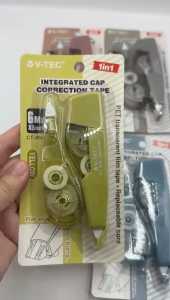 Correction Tape V-tec CT-951F FREE REFILL / Kertas Tip Ex Kertas