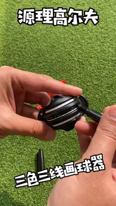 Golf Ball Marker Golf Ball Liner Scriber Golf Putting Positioning Aids With Mark Pen Non Fading