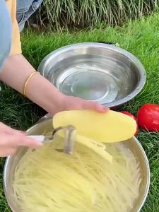 Kitchen Vegetable Peeler Stainless Steel Melon Planer Double-Head Peeler Household Multiple-Function Fruit And Vegetable Peeler