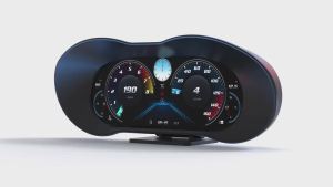 P5 Digital Dashboard OBD+GPS Dual System Head Up Display Fuel consumption Turbo pressure Multi-function Intelligent Car System