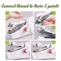 Mesin Jahit Tangan Otomatis Handy Stitch Portable Handheld Sewing Machine. 