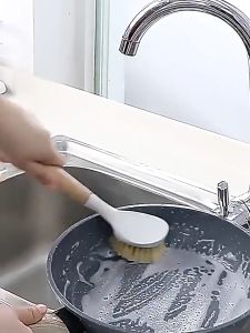 Multifunction Long-handled cleaning brush Pan Dish Sink Cleaning Brush Kitchen Clean (Random colour)
