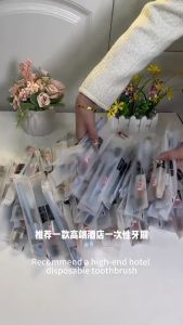 【50/100 Set】Disposable Hotel/Homestay/AirBNB Travel 2 in 1 Toothbrush Toothpaste Set Dental Kit - Berus Gigi