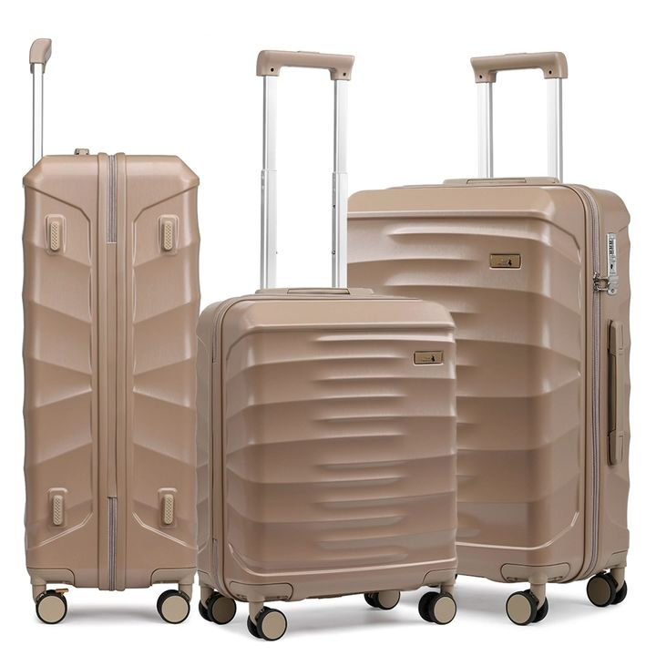 LUGGEX 28 Inch Luggage with Spinner Wheels - 100% Polycarbonate