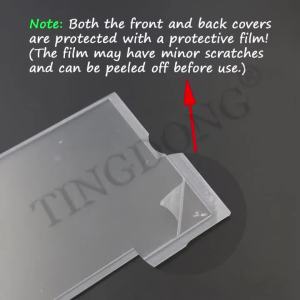For PSP 2000 3000 PSP2000 Game Console Plastic Glass Screen Lens Display Panel Cover Transparent Frame Clear Mirror Cover