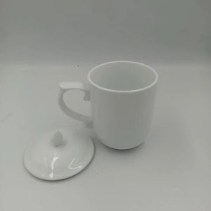 Ca Trà Sứ Có Nắp Dung Tích 300 ML Cao Cấp