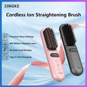 Xiaomi Cordless ion straightener 4800mAh quick styling without damaging hair LCD display straightener portable straightening comb