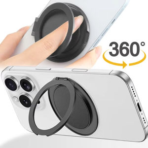 Universa Mobile Phone Finger Ring Holder Stands 360 Degree Rotation Foldable Phone Kickstand Self Adhesive Desktop Bracket