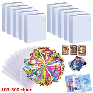 300 Chiếc Bao Da Thẻ Nhựa Trong Suốt Cho Anime Collectible TCG Chơi Bài Bảo Vệ Trò Chơi - Chất Lượng Cao Cấp
