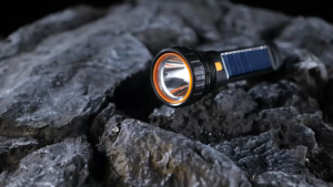 camping portable emergency lighting solar powered rechargeable usb mini flashlight cob lighting with side light flashlight
