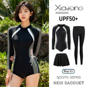 XIAZHIQING | Slimming Quick-Dry Womens Swimwear Sun-Protection UPF50+
