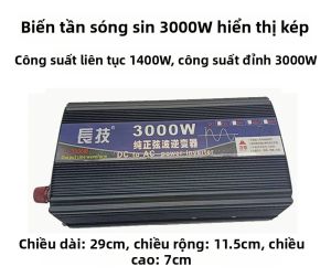BONINGYU | Màn Hình Hiển Thị LCD Bộ Chuyển Đổi Sóng Sin Tinh Khiết
